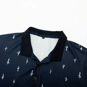 Tendance unisexe 220gsm hommes pour Polo T-Shirt tissu tricoté de haute qualité personnalisable col dur Anti-rétrécissement Anti-rides - Product Image 3