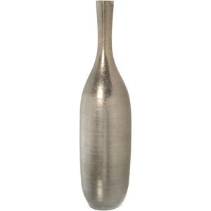 Luxueux vase à fleurs en métal argenté mat décor à la maison enduit de poudre pour de superbes arrangements floraux pots de fleurs de qualité supérieure jardinières - Product Image 1