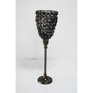 Crystal Round <b>Votive</b> Tea Light Holder Unique Design Ideal Office Decoration Elegant Beaded <b>Candle</b> Holder Stylish Tableware Decor - Product Image 3