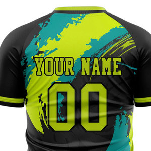 Passez au niveau supérieur avec des maillots de football sublimés personnalisés Chemises d'équipe à séchage rapide à manches courtes de haute qualité pour hommes OEM et approvisionnement en vrac - Product Image 2