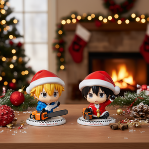 Taza con diseño de Chainsaw Man Aki y Maki - Figura y juguete navideños - Product Image 3