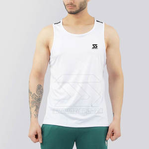 Camiseta sin mangas informal para hombre, diseño de talla grande transpirable de tejido de punto de gran tamaño con precio bajo, servicio OEM, fabricante de Pakistán - Product Image 1