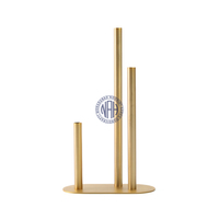 Vase à fleurs moderne à 3 tubes support de bourgeon transparent pour cadeau de pièce maîtresse de mariage approvisionnement en gros