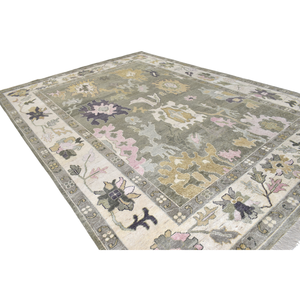 Vente en gros de tapis Oushak turc pliable et antidérapant Tapis d'intérieur en laine Tapis d'exercice de prière de salon pour adolescents - Product Image 4