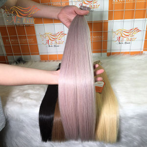 Extensiones de cabello Remy de doble estirado vietnamita crudo de alta calidad Cinta natural en el cabello para el cuidado del cabello humano - Product Image 6