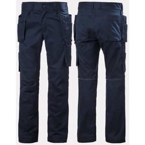Pantalones de Trabajo para Hombre de Alta Calidad Hechos en Fábrica, Ligeros, de Lona Negra, con Bolsillos para Herramientas, Impermeables, Transpirables, con Cintura Elástica - Product Image 1