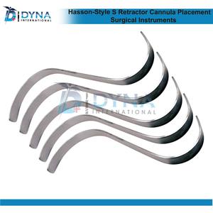 Hasson Style S Retractor Cánula Colocación Instrumentos quirúrgicos Certificado CE para cirugía general - Product Image 2