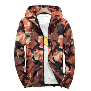 2025 chaquetas impresas personalizadas para hombres chaqueta de camuflaje informal para hombres ropa de calle Hip Hop ropa deportiva chaqueta de camuflaje ropa - Product Image 1