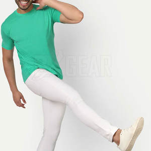 Regular Fit Men T-Shirt With Lightweight Fabric Short Sleeves And <b>Round</b> Neckline Suitable For Casual Use - Product Image 6