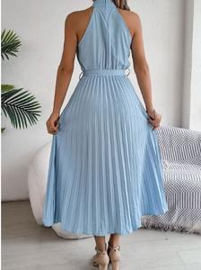 Vestido de algodón estampado con bloque de mano indio, nueva moda, ropa informal de verano con cintura Natural de estilo dulce para regalo de San Valentín - Product Image 3