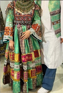 ชุดเดรส Afghan kuchi สำหรับผู้หญิงดีไซน์ใหม่ตกแต่งด้วยลูกไม้ผลิตจากมืออาชีพ - Product Image 3