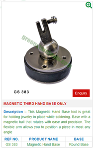 ฐานแม่เหล็กมือที่สามเท่านั้น GS 383เครื่องมือเครื่องประดับสำหรับเครื่องมือเครื่องประดับ - Product Image 2