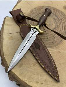 Cuchillo de Chef de Acero de Damasco Hecho a Mano de Alta Calidad con Mango de Madera, Cuchillo de Cocina Personalizado, MOQ Bajo - Product Image 4