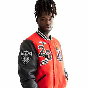 Veste Varsity Letterman brodée pour hommes Options de conception personnalisée pour l'école, le collège et les vêtements d'équipe - Product Image 6