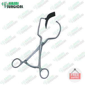 Pinzas de reducción de bloqueo de placa ortopédica Manual aprobadas por CE ISO Instrumento de acero inoxidable de grado médico en forma de L Hasni - Product Image 5