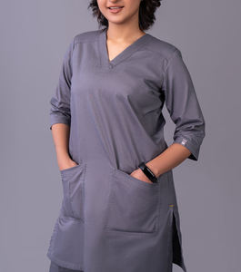 Uniformes Médicos de Verano en Tela Elástica de Spandex, Conjuntos de Uniformes de Hospital para Doctores y Enfermeras, Traje de Médico con Logotipo Personalizado - Product Image 5