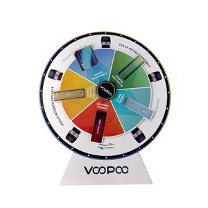 Soporte de mostrador de mesa promocional de PVC personalizado OEM ODM, impresión digital CMYK impresa personalizada portátil, color/tamaño/logotipo personalizado - Product Image 4