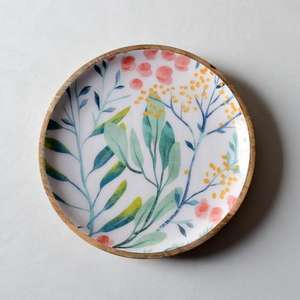 ชามคุณภาพสูงดีไซน์สวยหรูพร้อมพิมพ์เคลือบฟันชามผลไม้ไม้ชามสลัดเซิร์ฟเวอร์ชามผสมไม้มะม่วง - Product Image 6