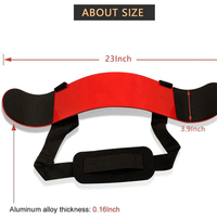 Levantamiento de pesas Color personalizado y logotipo Arm Blaster Gym Fitness Workout Ajustable Bicep Ejercicio Arm Blaster