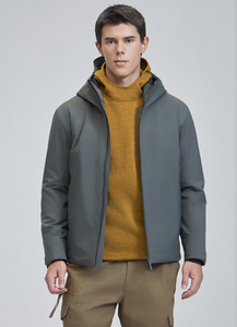 Giacca a Vento da <span class=keywords><strong>Uomo</strong></span> Slim Fit con Colletto Alto e Zip Intera in Poliestere in Offerta per Sport <span class=keywords><strong>Invernali</strong></span> all'Aperto - Product Image 2