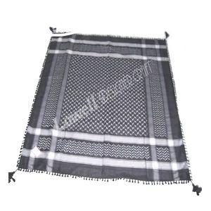 Écharpe arabe de conception carrée de coton ethnique de haute qualité disponible en différentes couleurs pour la vente en gros de matériel de polyester d'été - Product Image 6