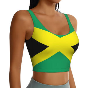 Soutien-gorge de sport respirant simple pour femmes, sublimation, séchage rapide, sans couture, gym, yoga, course à pied, jogging, maintien élevé, extensible dans les quatre sens - Product Image 4