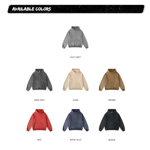 Sweat à capuche oversize Streetlab pour homme, 420 g/m², en molleton bouclette, effet vintage, gris foncé, tailles S-2XL - Product Image 5