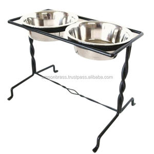 Stainless Steel Double <b>Dog</b> <b>Bowl</b> with Iron <b>Stand</b> Pet <b>Bowls</b> With Metal <b>Stand</b> <b>Dog</b> <b>Bowl</b> Manufacturer & Wholesaler - Product Image 6