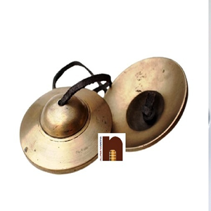 Latón indio antiguo Metal Tingsha Bells Tingsha Cymbals tibetano símbolo de la suerte en relieve meditación Yoga Bell Chimes al por mayor - Product Image 1