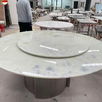 Mesa de Comedor Rectangular Fendy de Ónix Blanco con Acero Inoxidable, Mármol Blanco Translúcido Moderno para Encimera de Isla o Banco