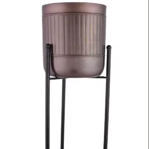 Maceta antigua decorativa de Metal de gran venta para el hogar, Hotel, jardín, interior, exterior, soporte para plantas de flores - Product Image 1