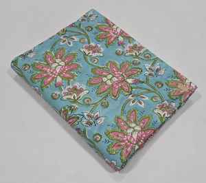 100% algodón bloque de mano tela impresa hecha a mano Jaipur Heritage tradicional ecológico transpirable bloque estampado tela de algodón - Product Image 3