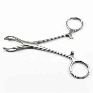 Pince à tissus Lane de haute qualité 1x2 dents Instruments chirurgicaux en acier inoxydable de qualité allemande - Product Image 3