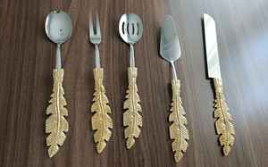 Juego de cubiertos de metal de latón Ideal para tiendas de decoración del hogar Adecuado para reventa y regalo - Product Image 3