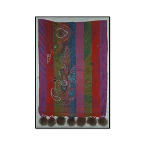 2023 Sale Best Multi Colors High Quality Customized Wool Stole With Embroidery Work For Sale At Good Price