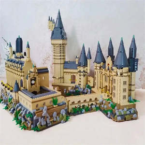 For Lego Modern Mog Chteau De Poudlard Construction Toy ABS <b>Plastic</b> <b>Blocks</b> DIY Electronic Educational Architecture Model Set - Product Image 4