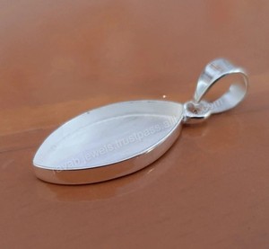 925 plata esterlina sólida Marquesa bisel montaje 3x6mm a 12x24mm Copa DIY componente de joyería en blanco personalizado hecho a mano encontrar - Product Image 5