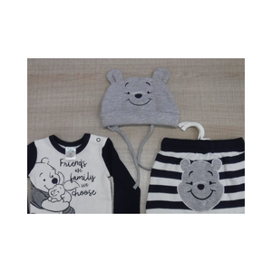 ชุดรอมเปอร์เด็กอ่อนแบบสามชิ้น ผ้าคอตตอนอินเตอร์ล็อค 100% สำหรับเด็กทั้งชายและหญิง ผลิตแบบ ODM จากบังกลาเทศ ระยะเวลาผลิตตัวอย่าง 7 วัน มีสินค้าในสต็อก - Product Image 2