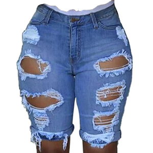 Respirant Streetwear solide couleur bonbon Shorts femmes Denim Shorts femmes séchage rapide 100% coton Denim Shorts pour femmes OEM - Product Image 2