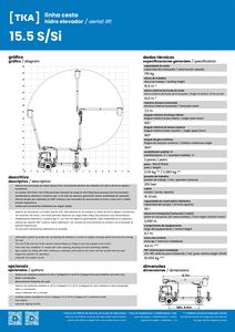 3 unidades-Elevador aéreo TKA CA15.5-15,5 Meter Alcance Elevador aéreo TKA CA15.5 Cesta simple o doble 46Kv o 69Kv-PRECIO A CONSULTAR - Product Image 4