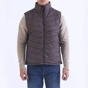 Chaleco Acolchado Ligero Unisex al por Mayor, con Cuello Alto, Camuflaje, Chaqueta Acolchada, Chaleco Térmico, Ropa de Abrigo para Senderismo de Invierno - Product Image 1