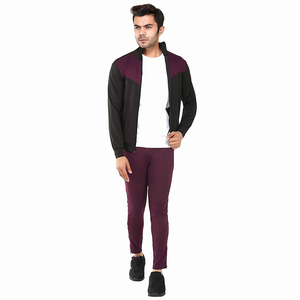 Ropa deportiva para correr al aire libre, conjunto de chándal para hombre, trajes de manga larga de dos piezas, conjunto de paneles para hombre - Product Image 1