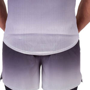 เสื้อยืดแฟชั่นใหม่น้ำหนักเบาผ้าแห้งเร็วและเบาออกแบบได้เองสำหรับใช้ออกกำลังกายกลางแจ้ง - Product Image 3