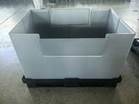 Caisse automobile pliable en polypropylène avec couvercle en carton ondulé, facile à utiliser, boîte palette en plastique polypropylène