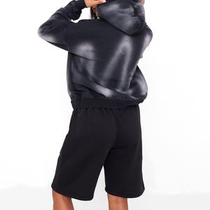 Sudadera con capucha lavada con ácido para mujer de estilo callejero de alta calidad, precios al por mayor, Sudadera con capucha lavada con ácido y logotipo con serigrafía personalizada para mujer - Product Image 2