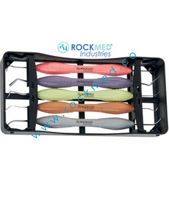 Reusable Manual Dental <b>Resin</b> Filling Instrument <b>Kit</b> Stainless Steel Metal Dental Instruments Soft Touch Silicone Rigid Handle - Product Image 1