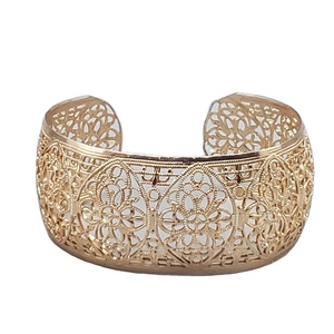 Joyería de encanto de moda Brazalete de latón Diseño de tendencia Proveedores al por mayor de forma redonda Brazalete de latón - Product Image 1