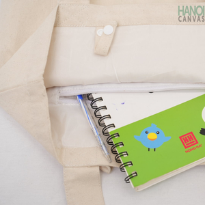 กระเป๋าเดรสผ้าใบผ้าฝ้ายสำหรับผู้หญิงแฟชั่นวินเทจปรับแต่งได้ทุกฤดู - Product Image 5