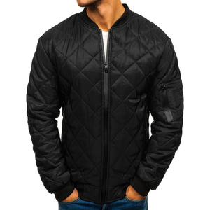 Chaquetas de bombardero de hombre de secado rápido transpirables de diseño superior a la venta chaqueta de bombardero deportiva de fabricación profesional en MOQ bajo - Product Image 5
