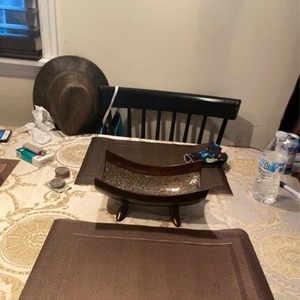 Premium <b>Metal</b> <b>Bowl</b> with Crystal Work Artistic Table Accent Ideal for Home Interiors and Special Events Wholesale From India - Product Image 2